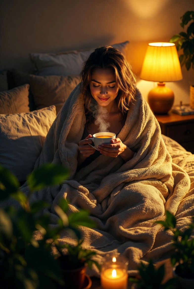 Malam yang Tenang Dimulai dari Secangkir Hangat dan Cahaya yang Lembut